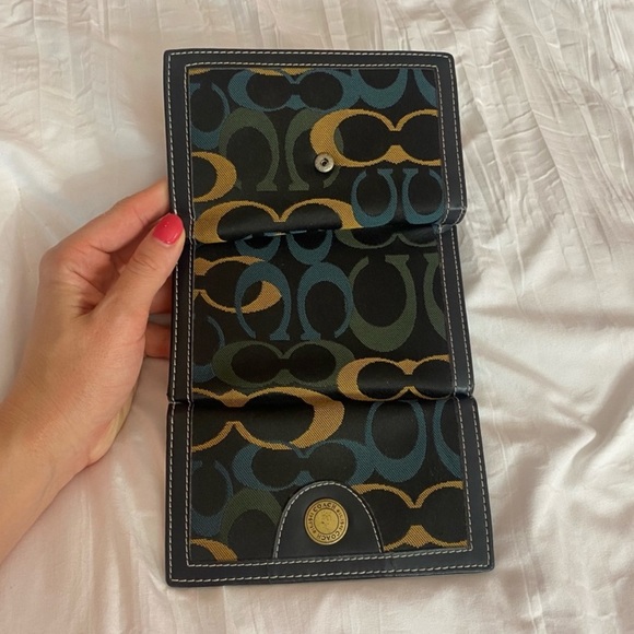 Multi Color Coach Wallet - Picture 3 of 3